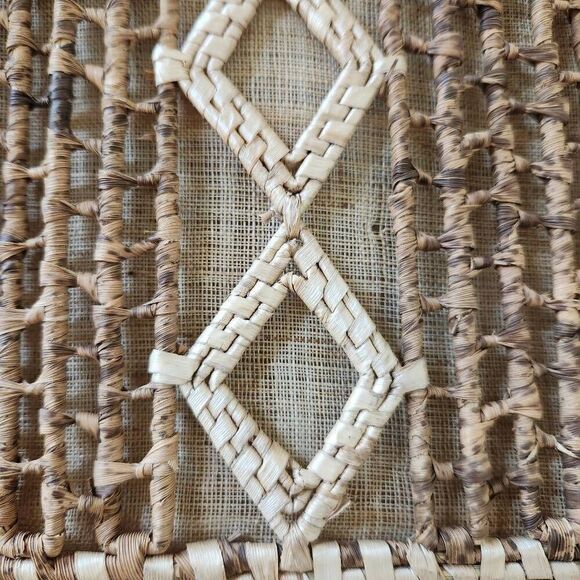 Women's handbag Brown wicker bohemian People's Republic of China purse brown tan - Picture 2 of 8